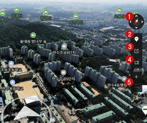 Naver Map aerial view 15